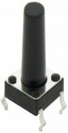 TACT SWITCH 6X6 h17mm switch Black